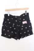 画像3: Candy Stripper / ペペ刺繍ショートパンツ M ブラック O-26-02-19-1038-PU-PA-OW-OS (3)