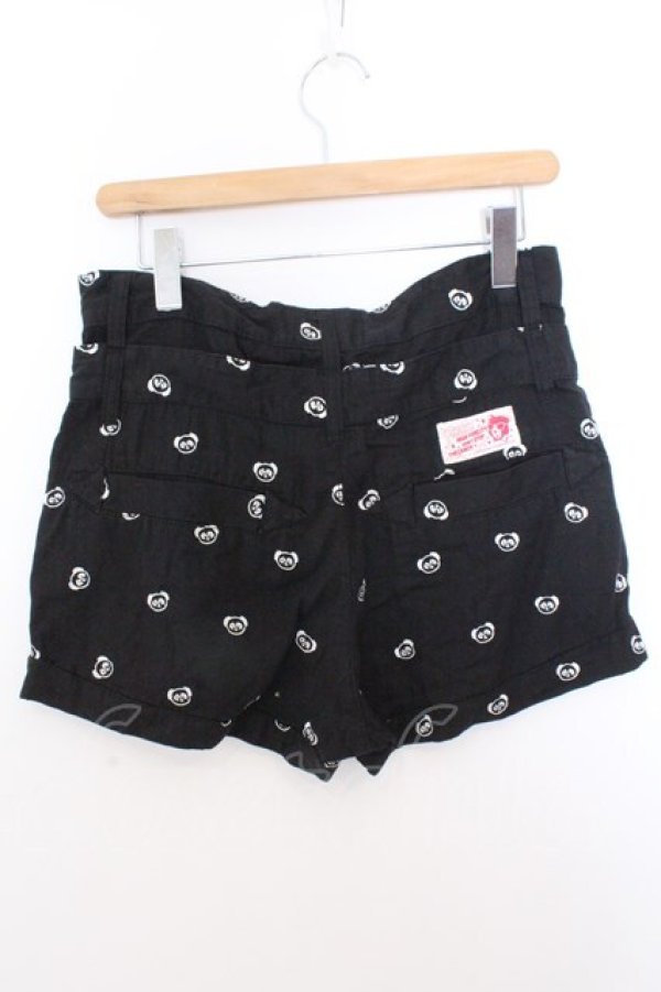 画像3: Candy Stripper / ペペ刺繍ショートパンツ M ブラック O-26-02-19-1038-PU-PA-OW-OS (3)