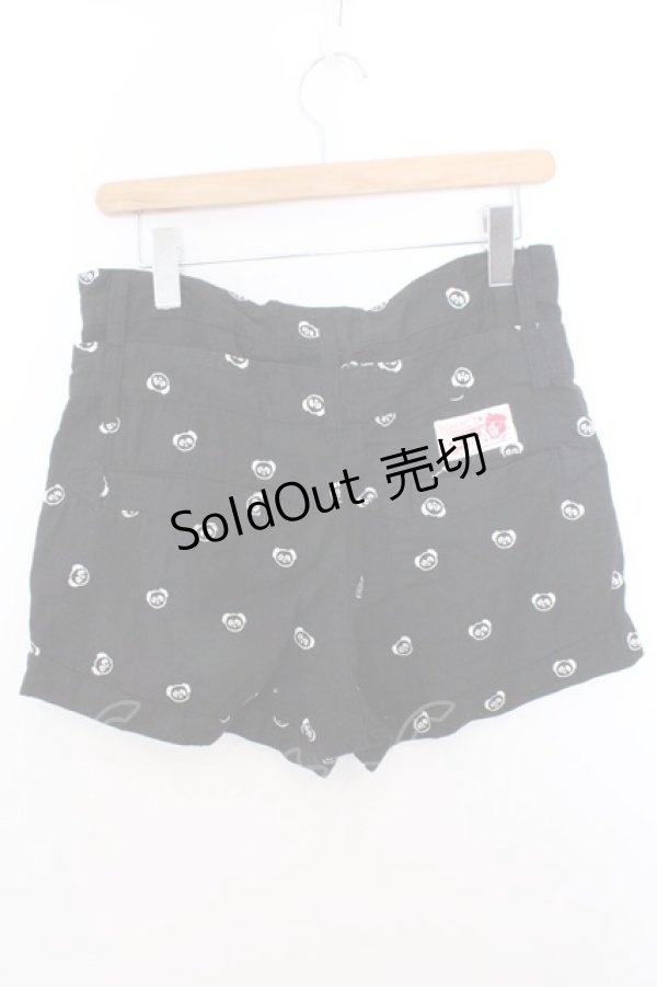 画像3: Candy Stripper / ペペ刺繍ショートパンツ M ブラック O-26-02-19-1038-PU-PA-OW-OS (3)
