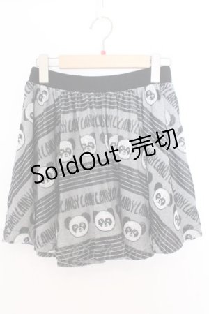 画像: Candy Stripper / ペペジャガードパイルスカート 2 ブラック×グレー O-26-02-19-1039-PU-SK-OW-OS