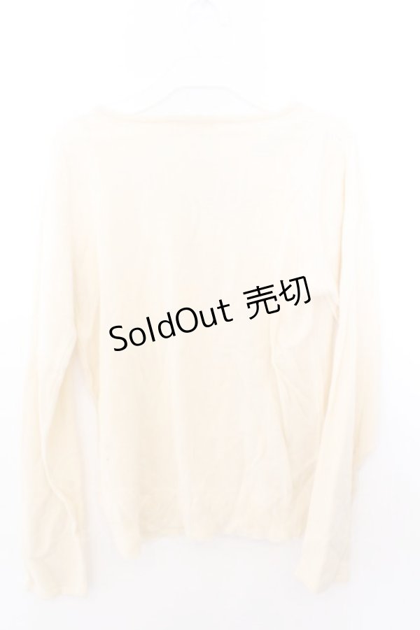 画像3: axes femme / ハート刺繍カーデ M キナリ O-26-02-19-1004-AX-TO-OW-OS (3)