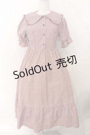 画像: m petit by misako / AM*ギンガムCHKワンピース M アカ O-26-02-19-1045-LO-OP-OW-OS
