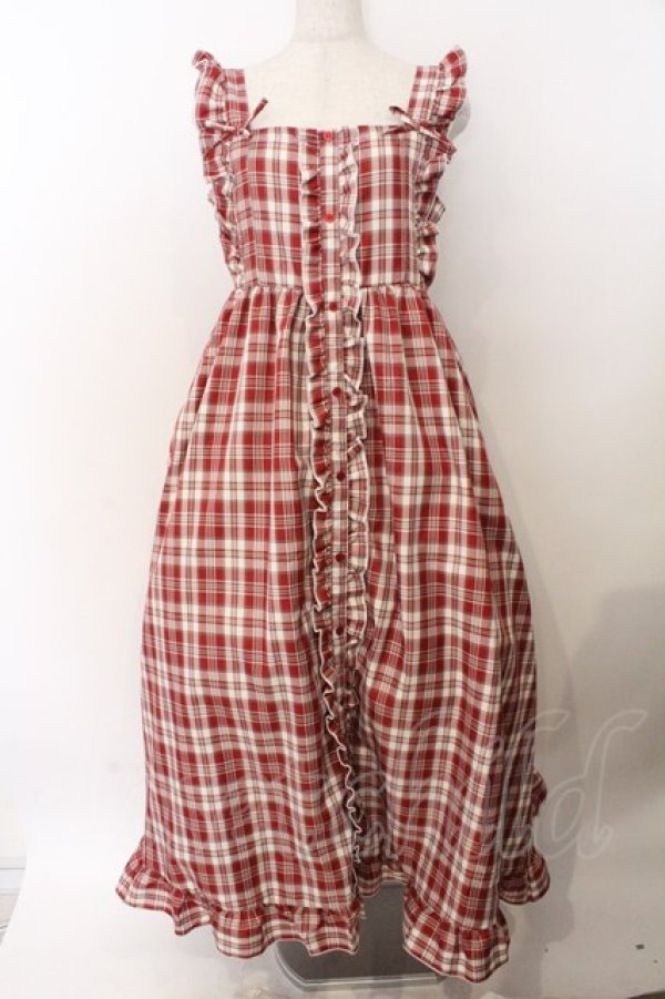 画像1: FLC / ジャンパースカート M アカ O-26-02-19-1046-LO-OP-OW-OS (1)