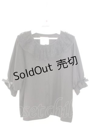 画像: m petit by misako / NINA'Sコラボブラウス M クロ O-26-02-19-1053-LO-BL-OW-OS