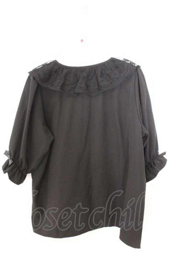 画像2: m petit by misako / NINA'Sコラボブラウス M クロ O-26-02-19-1053-LO-BL-OW-OS (2)