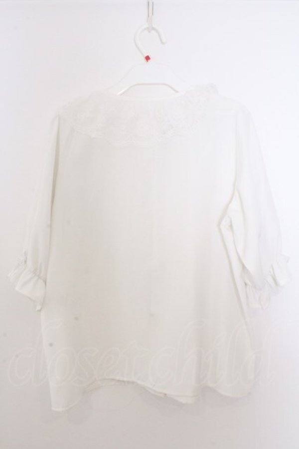 画像3: m petit by misako / NINA'Sコラボブラウス M シロ O-26-02-19-1055-LO-BL-OW-OS (3)