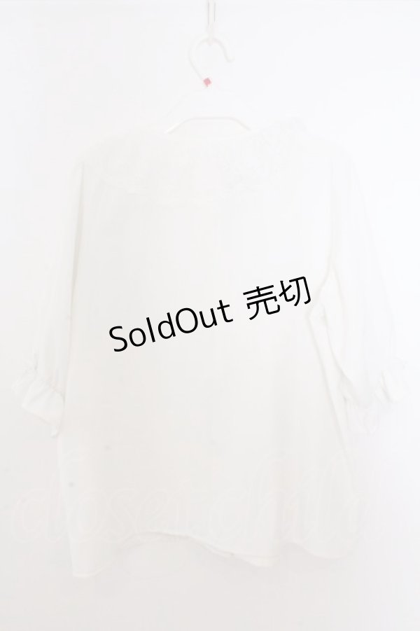 画像3: m petit by misako / NINA'Sコラボブラウス M シロ O-26-02-19-1055-LO-BL-OW-OS (3)