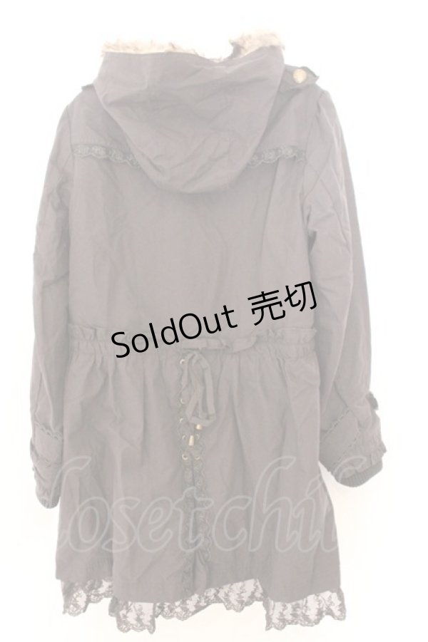 画像3: axes femme / ボアライナー付きモッズコート M チャコール O-26-02-19-1018-AX-CO-OW-ZTC014 (3)