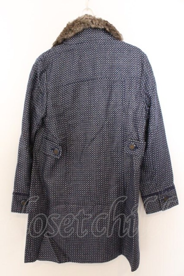 画像3: axes femme / キラキラドットコート M ブルー O-26-02-19-1020-AX-CO-OW-OS (3)