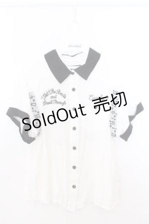 画像: Candy Stripper / ペペ刺繍シャツ M ホワイト O-26-02-19-1021-PU-BL-OW-OS