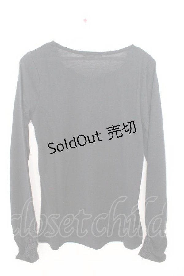 画像3: axes femme / パール使いインナープルオーバー M クロ O-26-02-19-1002-AX-TO-OW-OS (3)