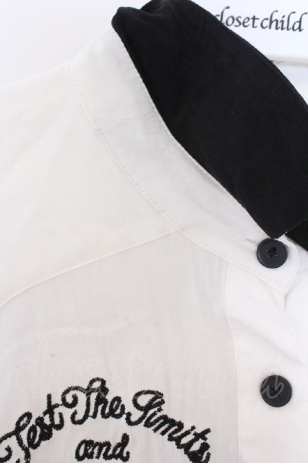 画像3: Candy Stripper / ペペ刺繍シャツ M ホワイト O-26-02-19-1021-PU-BL-OW-OS (3)