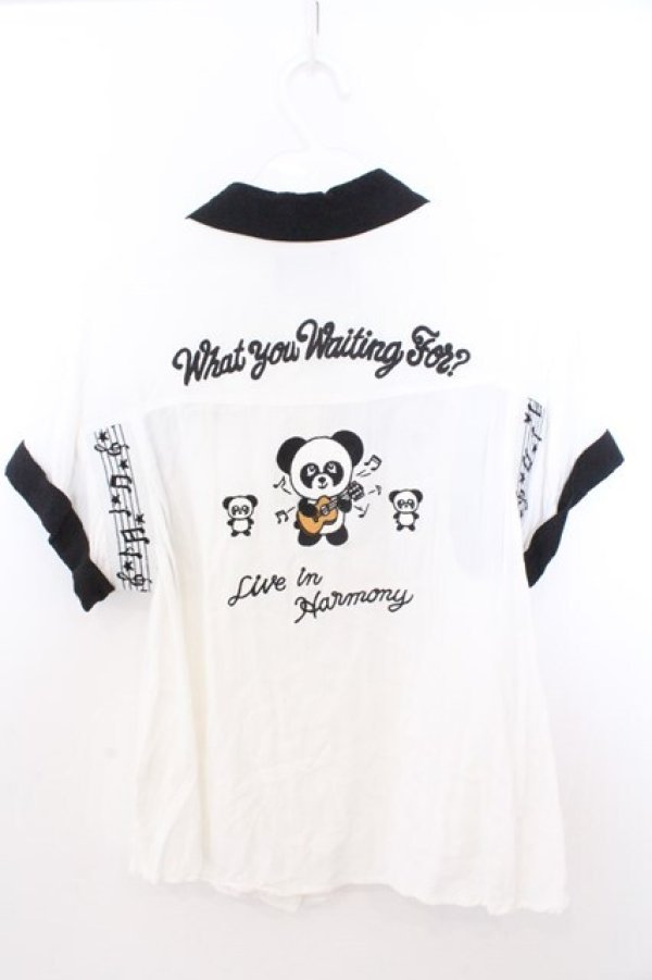 画像4: Candy Stripper / ペペ刺繍シャツ M ホワイト O-26-02-19-1021-PU-BL-OW-OS (4)