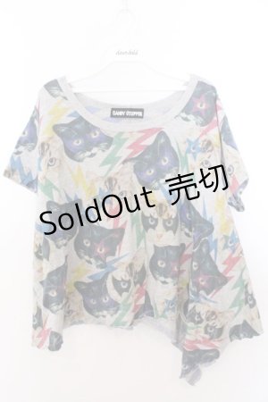 画像: Candy Stripper / キャットpt変形カットソー 2 グレー O-26-02-19-1025-PU-TO-OW-OS