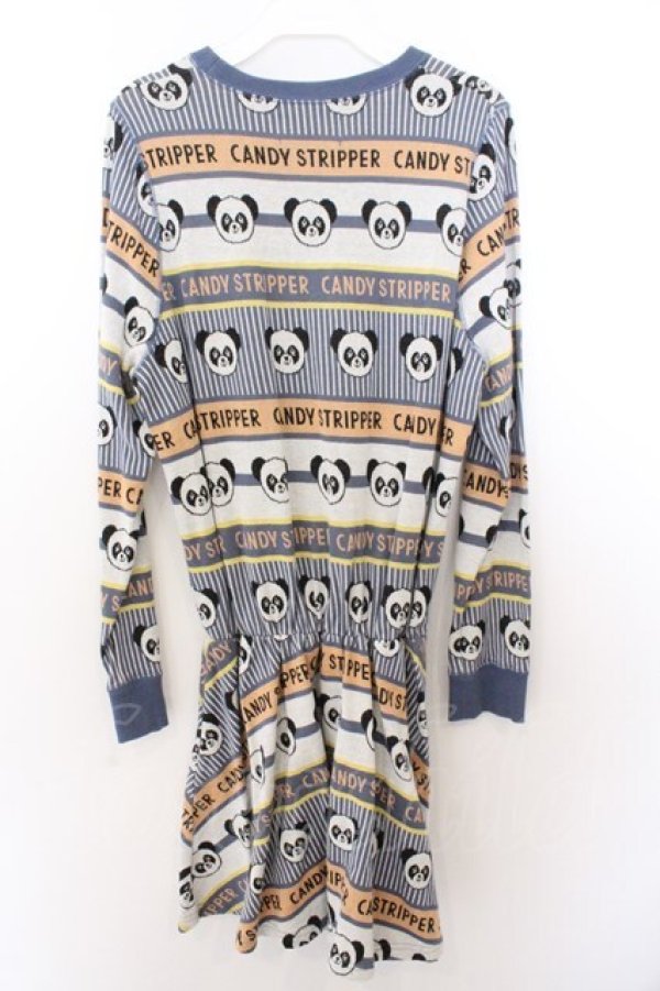 画像4: Candy Stripper / ペペ＆ボーダーワンピース 2 ブルー系 O-26-02-19-1026-PU-OP-OW-OS (4)