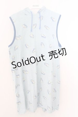 画像: Candy Stripper / SWANKY PENGUIN TNAK ONE-PIECE 2 サックス O-26-02-19-1028-PU-OP-OW-OS