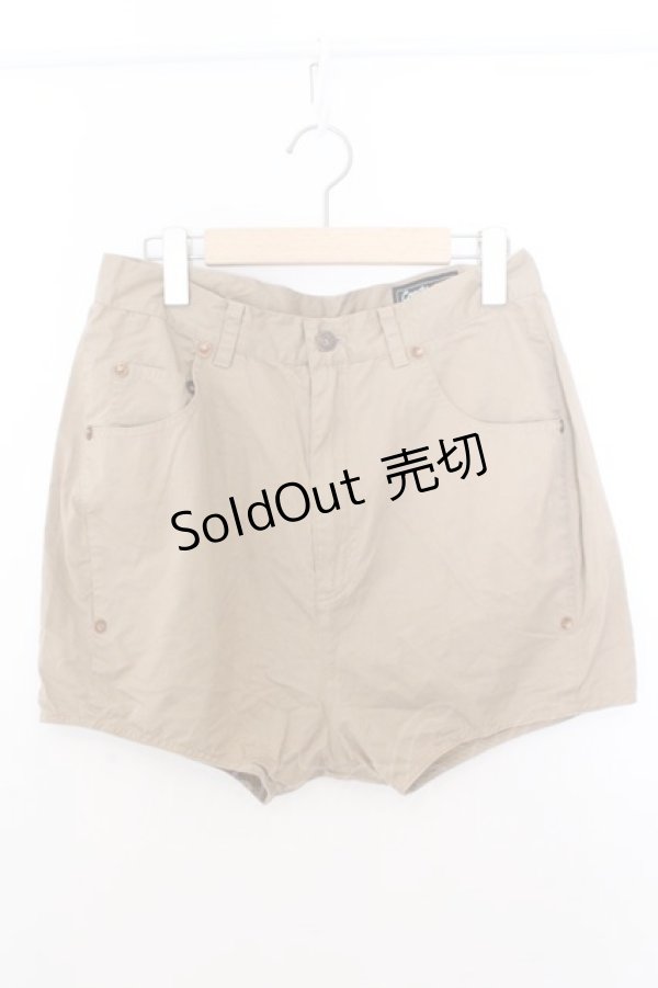 画像1: Candy Stripper / ペペフェイスショートパンツ M ベージュ O-26-02-19-1030-PU-PA-OW-OS (1)