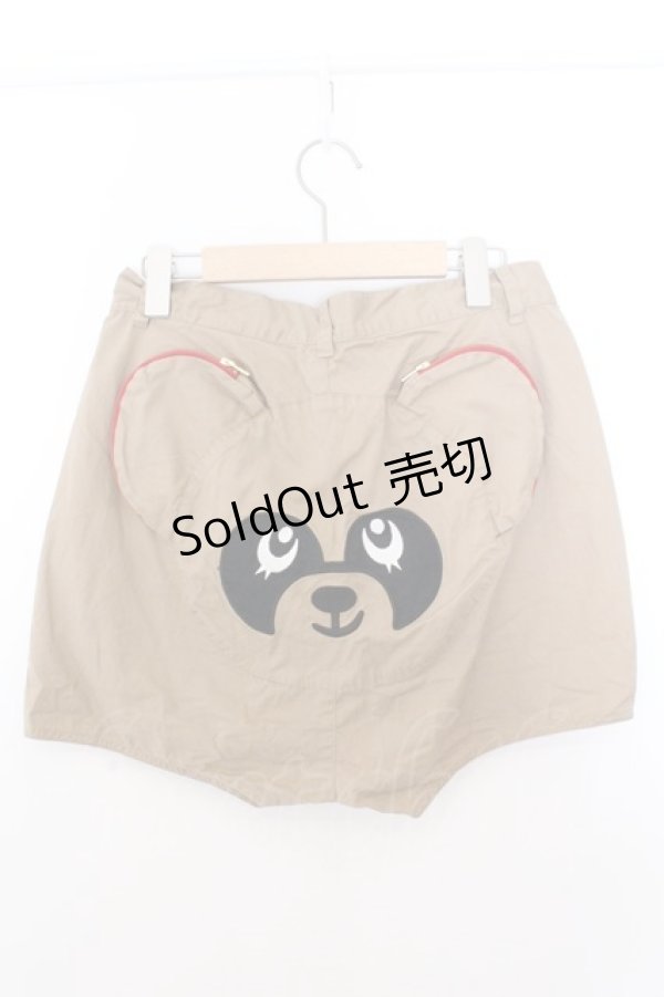 画像2: Candy Stripper / ペペフェイスショートパンツ M ベージュ O-26-02-19-1030-PU-PA-OW-OS (2)