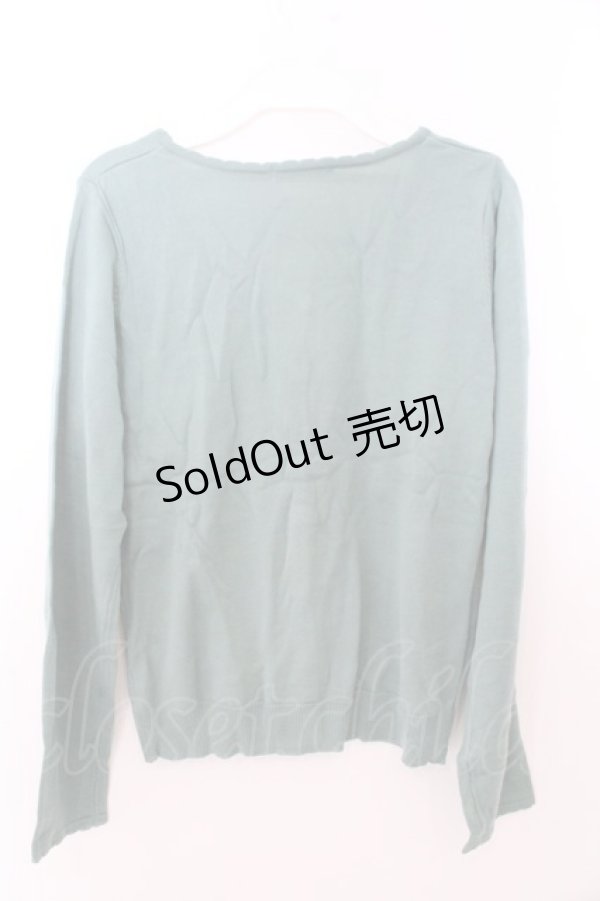 画像3: axes femme / ハート刺繍カーデ M グリーン O-26-02-19-1003-AX-TO-OW-OS (3)