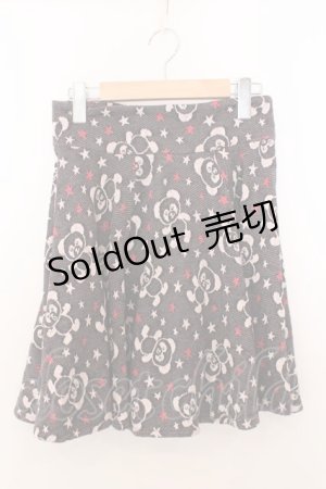 画像: Candy Stripper / ペペジャガードスカート 2 ブラック×レッド O-26-02-19-1032-PU-SK-OW-OS