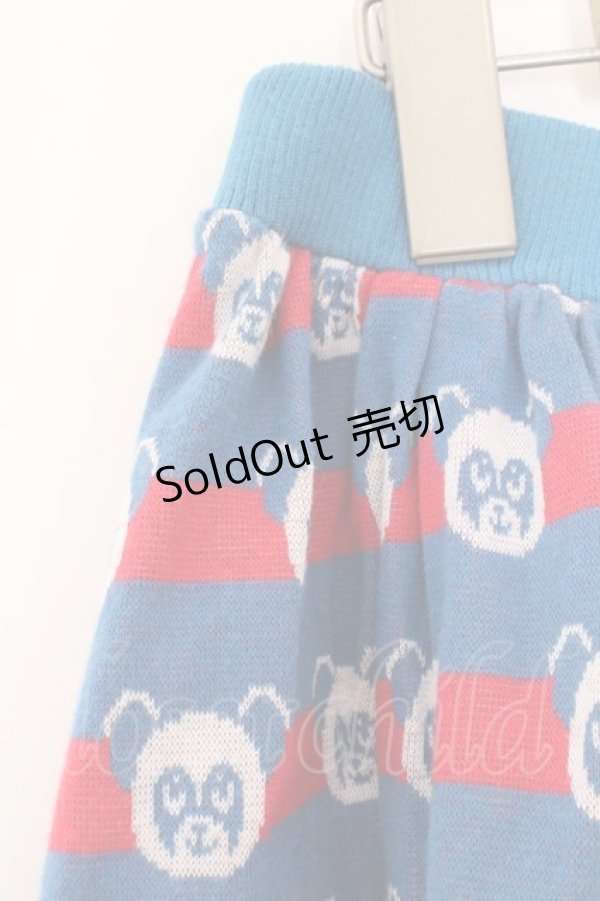 画像2: Candy Stripper / ペペボーダースカート 2 ブルー×レッド O-26-02-19-1033-PU-SK-OW-ZT382 (2)