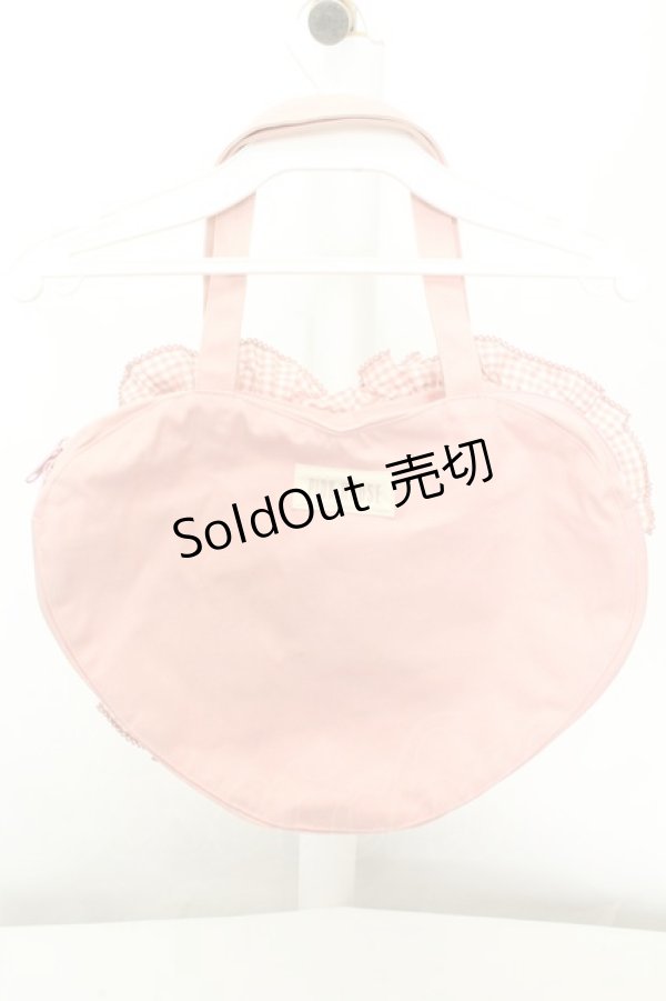 画像3: PINK HOUSE / ハートフリルバッグ  ピンク O-26-02-19-069-LO-BG-OW-OS (3)