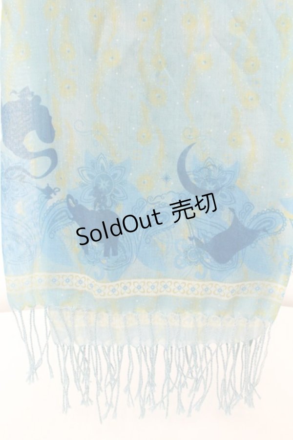 画像2: axes femme POETIQUE / アラジン/ストール  ターコイズグリーン O-26-02-19-071-AX-ZA-OW-ZT0227M (2)