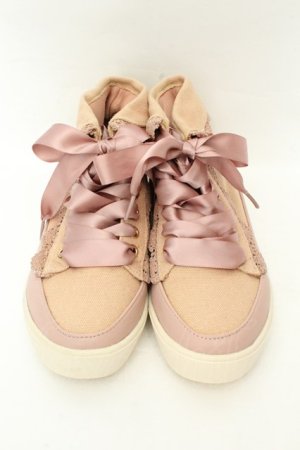 画像: axes femme / 折り返しレーススニーカー S ピンク O-26-02-19-073-AX-SH-OW-OS