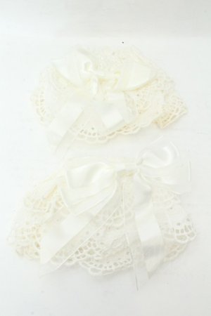 画像: BABY,THE STARS SHINE BRIGHT / BABYレースの天使のお袖とめ  シロ O-26-02-19-076-BA-ZA-IG-OS