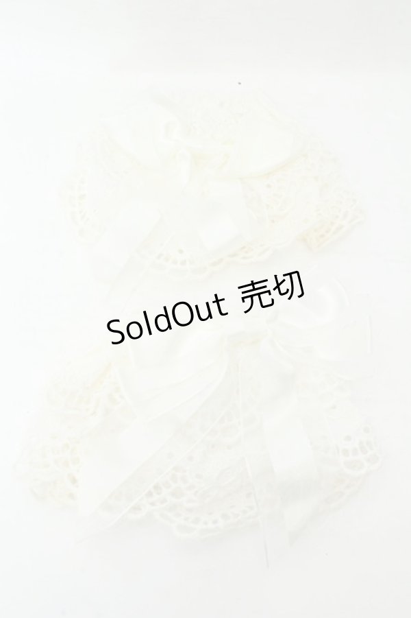 画像1: BABY,THE STARS SHINE BRIGHT / BABYレースの天使のお袖とめ  シロ O-26-02-18-076-BA-ZA-IG-OS (1)