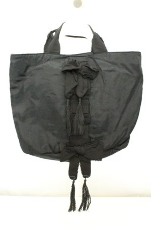 画像: KANEKO ISAO / グログランリボントートバッグ  クロ O-26-02-19-008-EL-BG-IG-ZT0222G