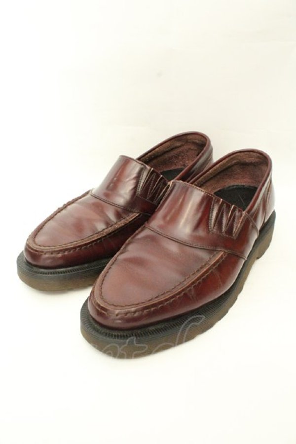 画像1: Dr.Martens （Getta Grip） / Loakeコラボ ローファーシューズ アウトソール25cm ワイン O-26-02-19-082-PU-SH-YM-ZT0220C (1)