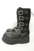 画像3: HYSTERIC GLAMOUR / プラットフォームバックルブーツ 25cm ブラック O-26-02-19-084-PU-SH-IG-ZT0220B (3)