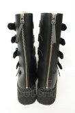 画像5: HYSTERIC GLAMOUR / プラットフォームバックルブーツ 25cm ブラック O-26-02-19-084-PU-SH-IG-ZT0220B (5)