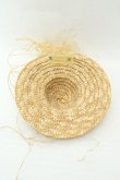 画像4: PINK HOUSE / 麦わらハットコサージュ  ナチュラル O-26-02-19-086-LO-ZA-IG-ZT0220C (4)