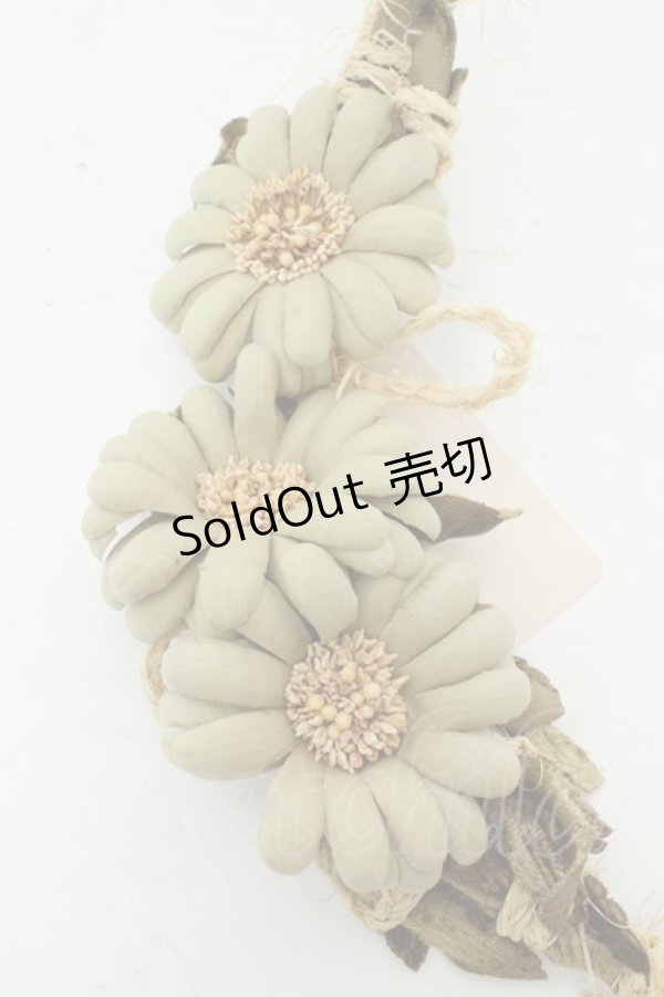 画像2: KANEKO ISAO / 3連マーガレットコサージュ  ミント×イエロー O-26-02-19-088-EL-ZA-IG-OS (2)