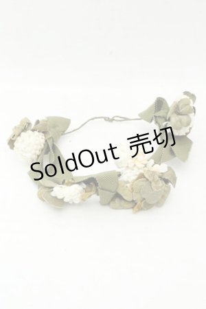 画像: PINK HOUSE / シロツメクサリボンコサージュ  グリーン×シロ０ O-26-02-19-090-LO-ZA-IG-ZT0220C