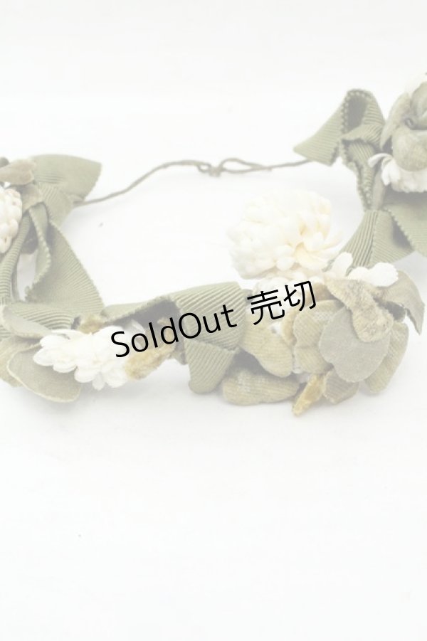 画像2: PINK HOUSE / シロツメクサリボンコサージュ  グリーン×シロ０ O-26-02-19-090-LO-ZA-IG-ZT0220C (2)