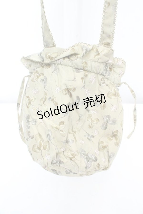 画像3: WONDERFUL WORLD / 白つめ草 ポシェット  グリーン O-26-02-19-009-LO-BG-IG-OS (3)