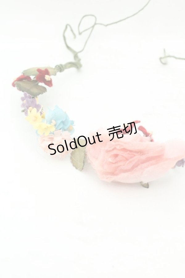 画像2: PINK HOUSE / フラワーコサージュ  マルチ O-26-02-19-092-LO-AC-IG-OS (2)