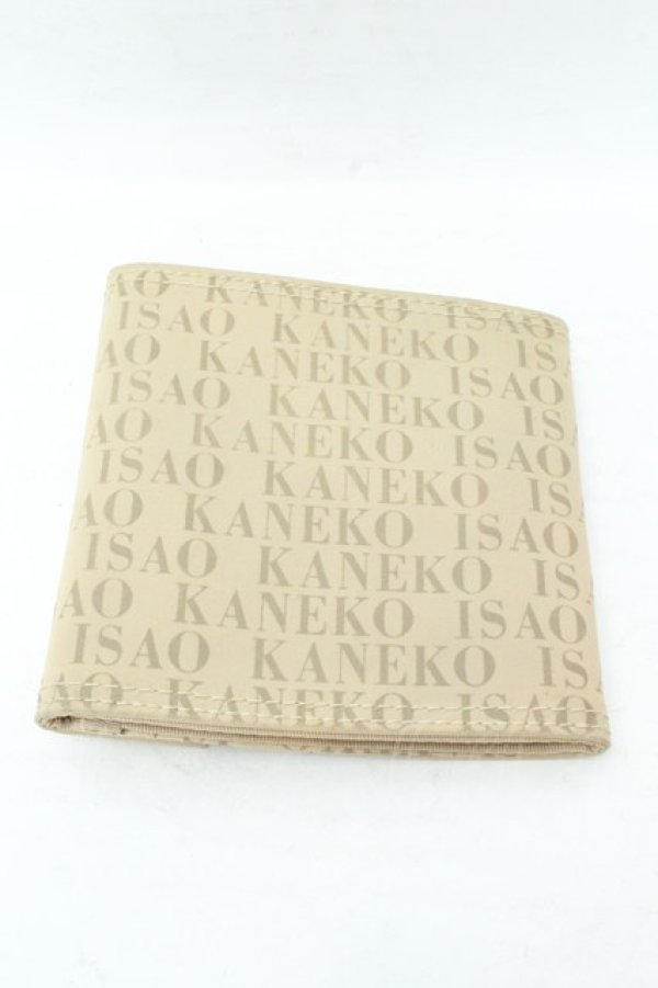 画像2: KANEKO ISAO / ナイロンロゴ財布  ベージュ O-26-02-19-094-EL-ZA-IG-ZT0220C (2)