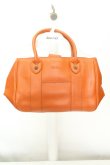 画像1: PINK HOUSE / ロゴ型押し合皮バッグ  オレンジ O-26-02-19-011-LO-BG-IG-OS (1)