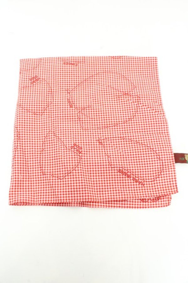 画像1: WONDERFUL WORLD / 型紙バンダナ  アカ O-26-02-19-020-LO-ZA-IG-OS (1)