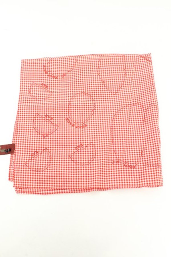 画像2: WONDERFUL WORLD / 型紙バンダナ  アカ O-26-02-19-020-LO-ZA-IG-OS (2)