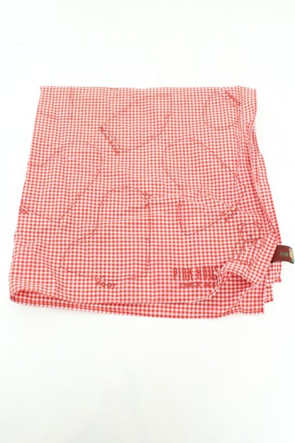 画像1: WONDERFUL WORLD / 型紙バンダナ  アカ O-26-02-19-021-LO-ZA-IG-OS (1)