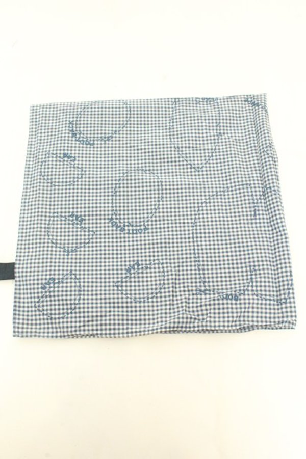 画像2: WONDERFUL WORLD / 型紙バンダナ  ブルー O-26-02-19-022-LO-ZA-IG-OS (2)