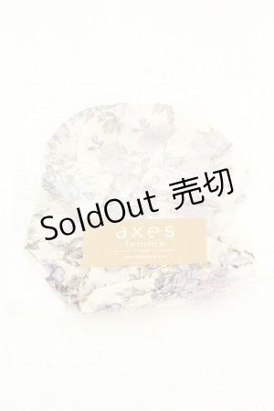 画像: axes femme / シュシュ  アイボリー O-26-02-19-029-AX-AC-IG-OS