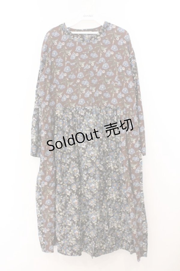 画像1: Jane Marple Dans Le Salon / Poiret & Hildaドレス M クロ×ブラウン O-26-02-21-023-JM-OP-IG-OS (1)