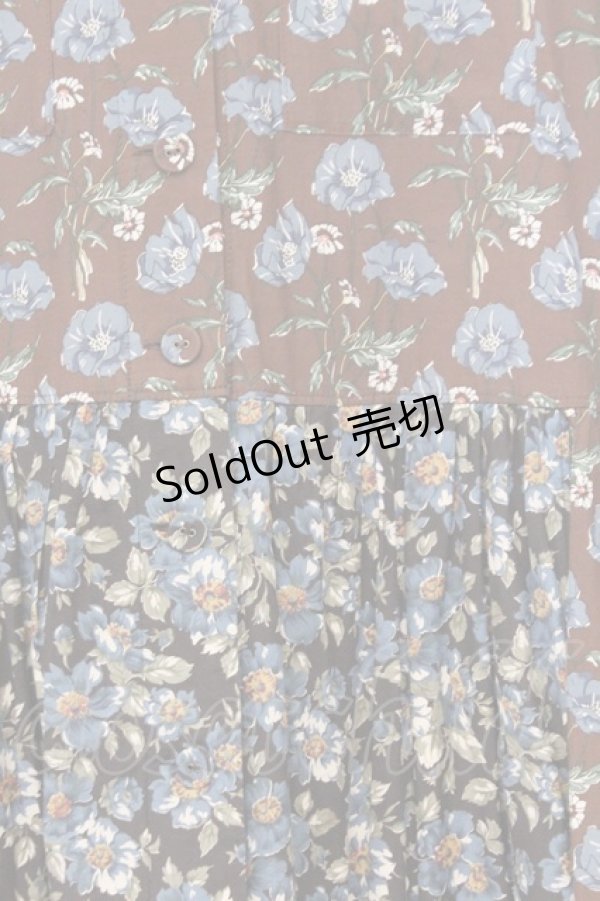 画像2: Jane Marple Dans Le Salon / Poiret & Hildaドレス M クロ×ブラウン O-26-02-21-023-JM-OP-IG-OS (2)