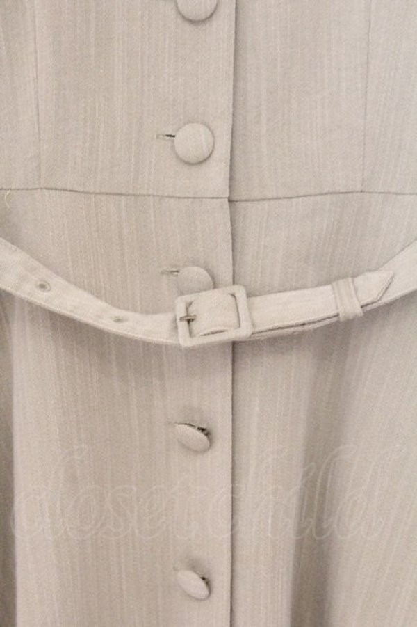 画像2: an another angelus / 配色パイピングショールカラーワンピース  グリーン O-26-02-21-024-CA-OP-IG-OS (2)